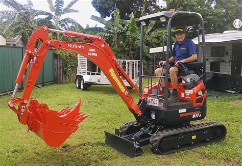 mini excavator hire cairns|diggermate cairns.